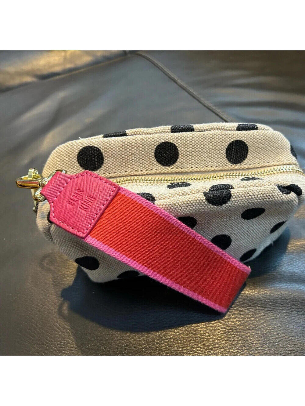 Elms + King cosmetics bag and wrist strap